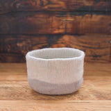 Two Tone 7 Piece Round Nesting Felt Baskets