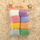 Pastel Wool Roving Pack of 8 by Dimensions