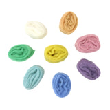 Pastel Wool Roving Pack of 8 by Dimensions