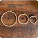 Beechwood Embroidery Hoop - 4" by Bohin of France - 10 cm