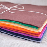 Wool Felt - Bundle of 17 - 8.5" x 12" Sheets