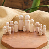 Wooden Craft Peg Dolls - Select Individually