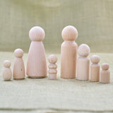 Craft Peg People 8 Piece Set