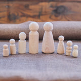 Craft Peg People 8 Piece Set