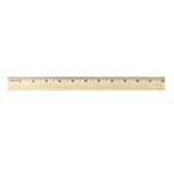 Wooden School Ruler, 12"