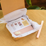 Large Advent Color Beeswax Candle Rolling Kit - Create Eight 8" x 7/8" Candles