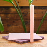 Large Advent Color Beeswax Candle Rolling Kit - Create Eight 8" x 7/8" Candles