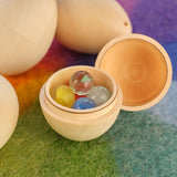 Hollow Wooden Egg - 2 3/4" Tall