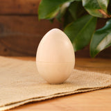 Hollow Wooden Egg - 2 3/4" Tall