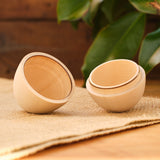 Hollow Wooden Egg - 2 3/4" Tall