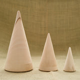 Wooden Nesting Cones - 3 Piece