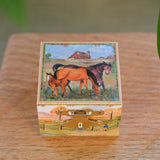 Horse Ranch Tooth Fairy Box - Trinket Box