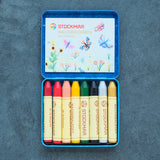 Stockmar Stick 8 Supplemental Set of Crayons - with Gold and Silver