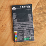 Lyra Rembrandt Aquarell Watercolor Pencils, set of 12, Slim Hexagon Barrel