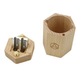 Stockmar Dual Wooden Pencil Sharpener - Lime Wood