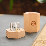 Stockmar Dual Wooden Pencil Sharpener - Lime Wood