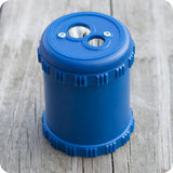 Blue Solid Drum Pencil Sharpener