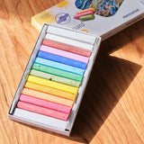 Mercurius Blackboard Pastel Chalk - 12 Assorted Colors