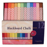 Mercurius Blackboard Pastel Chalk - 12 Assorted Colors