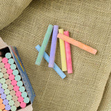 Colored Blackboard Chalk - 8 colors - 100 Sticks