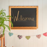 Chalkboard with Cherry Wooden Sculpted Frame - 18" x 24" Board - preorder - Ships by 11/18