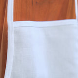 Canvas Apron, White (3-6 years)