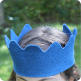 Colorful Wool Felt Crowns, Set of 6