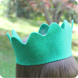 Colorful Wool Felt Crowns, Set of 6