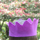 Colorful Wool Felt Crowns, Set of 6