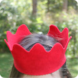 Colorful Wool Felt Crowns, Set of 6