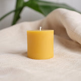 3" x 3" Pillar Beeswax Candle