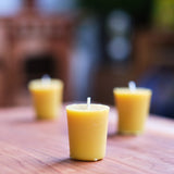 2" Pure Beeswax Votive Candle (one candle)