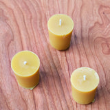 2" Pure Beeswax Votive Candle (one candle)