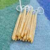 Beeswax Birthday Cake Candles, Set of 20