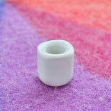 Ceramic Candle Cup, White