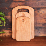 Cherry Medium Platter - Cutting Board - Breakfast Board 5.5" x 10"