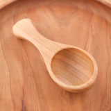 4" Coffee Scoop / Spoon - Cherry Wood - 2T