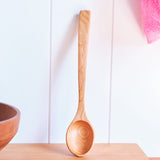 10" Cherry Wood Serving Spoon