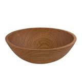 10" Cherry Wood Thick Rim Bowl