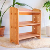32" Adjustable Cherry Wood Shelving Unit/Bookcase + Add-on Parts