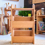 32" Adjustable Storage Unit with 2 Crates with Art/Music Shelf Top - 17" L x 12" W x 32" H