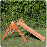 Climbing Triangle with Slide - 26" H x 26" W x 37" D