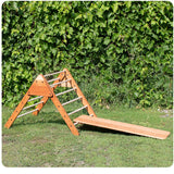 Climbing Triangle with Slide - 26" H x 26" W x 37" D