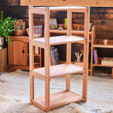 Cherry Open Shelving - 4 Shelves