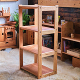 Cherry Open Shelving - 4 Shelves