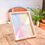 8" x 10" Sculpted Maple Picture Frame with Glass