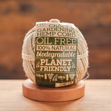 Cherry Wooden Spool Holder with Planet Friendly Organic Hemp Cord