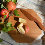 Cherry Wood Octagon Cutting Board / Platter - 9" x 9"