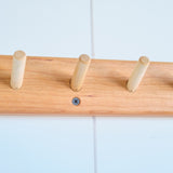 Cherry Wood Coat Rack (Playroom Rack) 33.5"