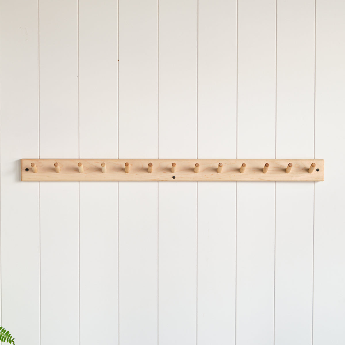 Maple Wood Coat Racks (Playroom Rack) - 18", 24", or 33.5" long